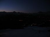 Discesa notturna a Pila