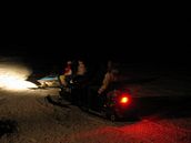 Discesa notturna a Pila