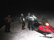 Discesa notturna a Pila